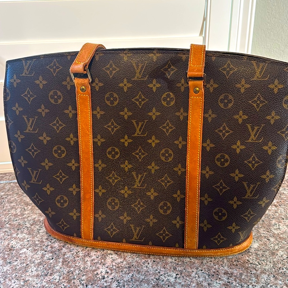 Authentic Louis Vuitton Monogram Babylon Shoulder Tote Bag